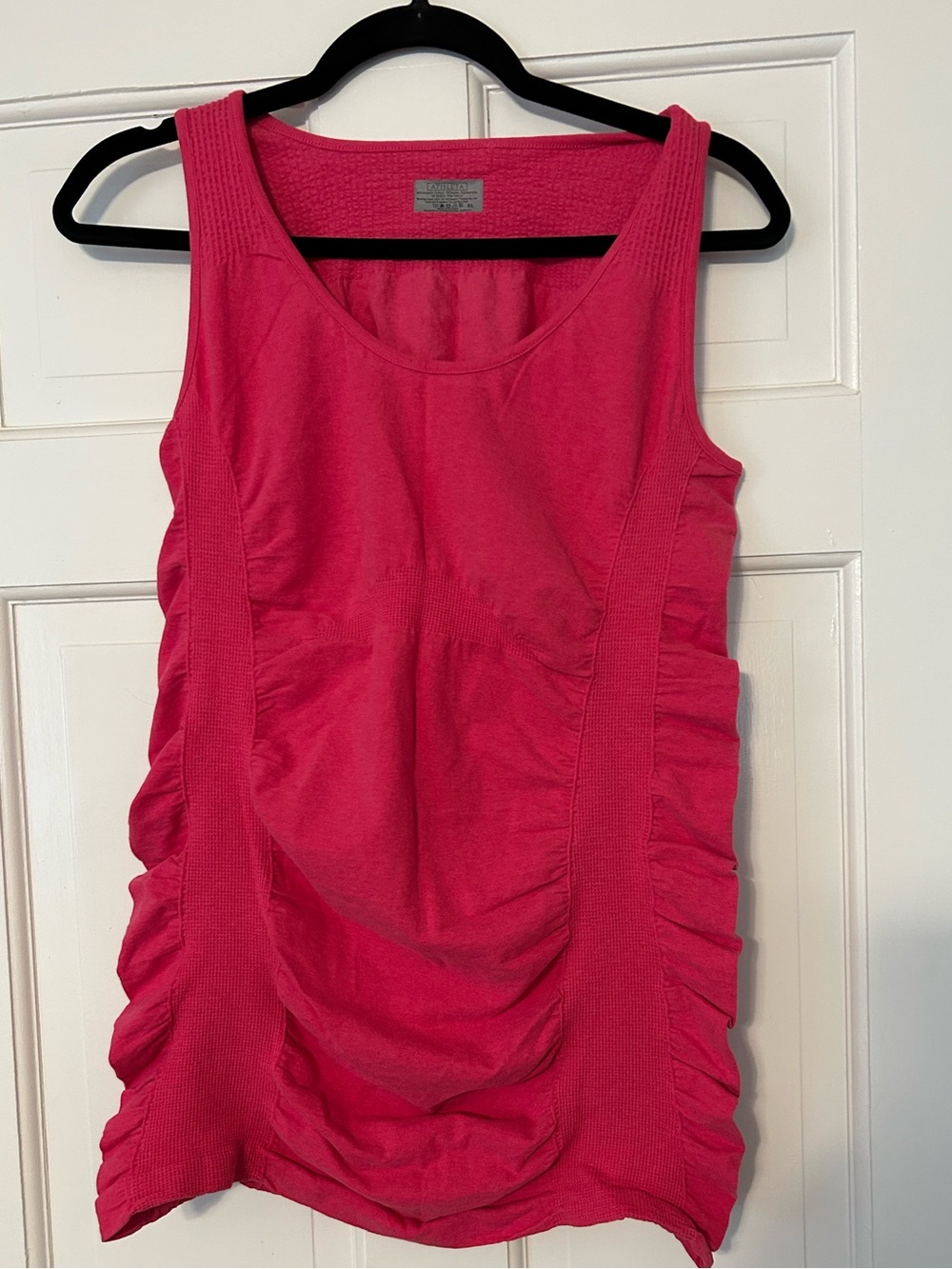 Athleta Hot Pink Ruched Tank Top